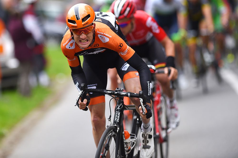 Pieter Weening on the attack
