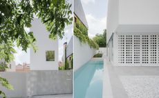 exterior angles from front and rear of casa galgo by murado y elvira in spain 
