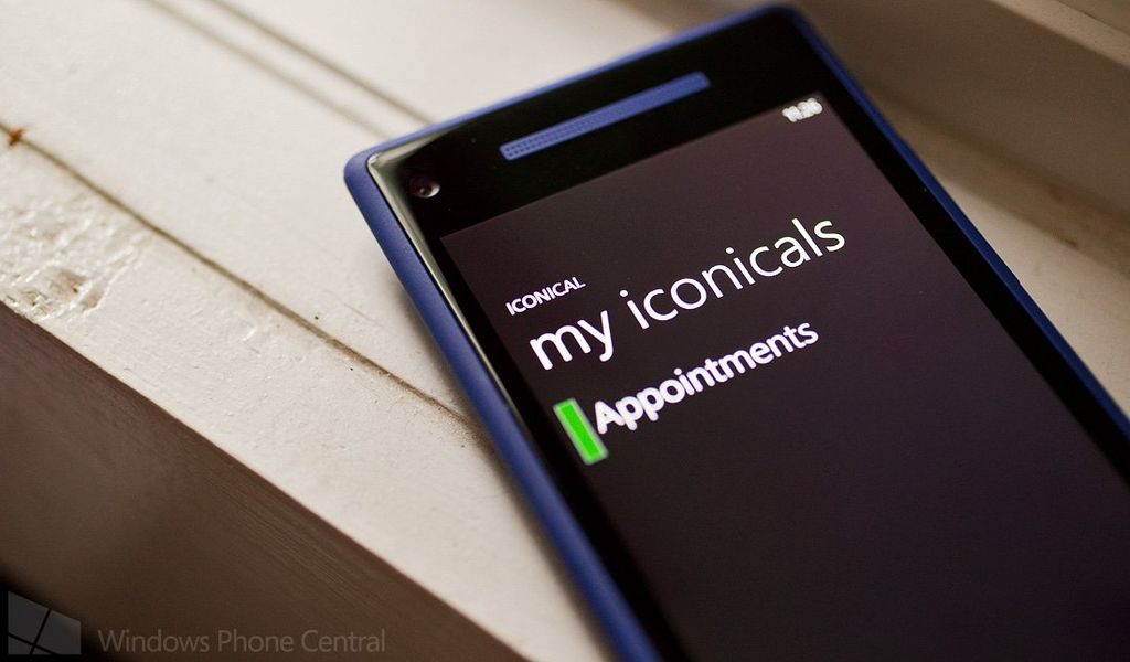 Iconical, a Windows Phone calendar option that makes the most of Live