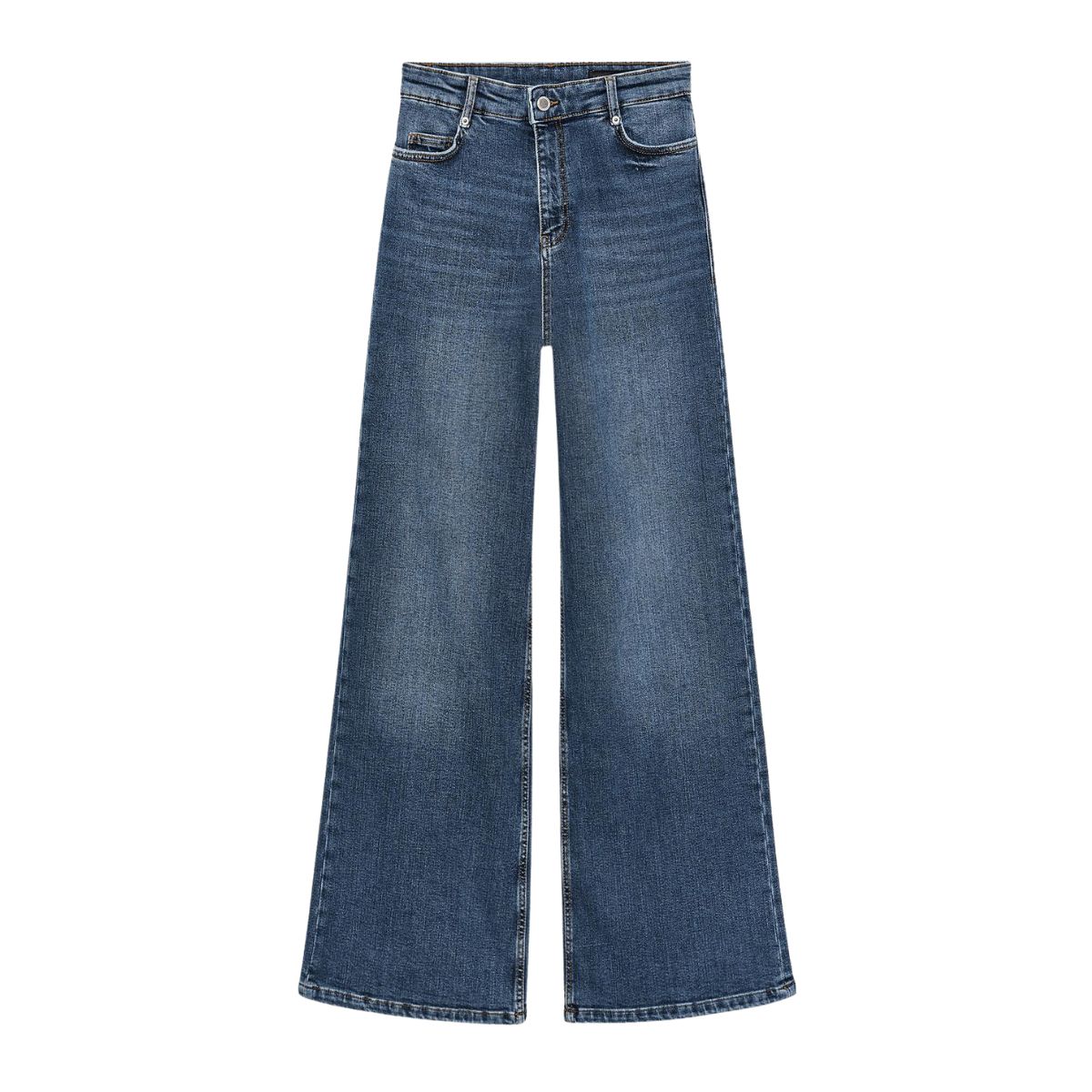 ZARA, Zw Collection High-Waist Wide-Leg Jeans