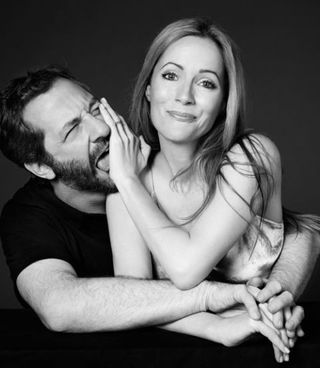 Leslie Mann and Judd Apatow