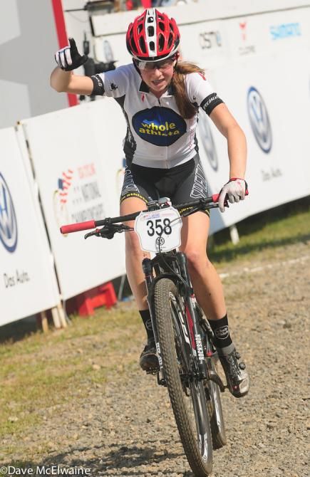 Haley Batten (Whole Athlete) may have had the most impressive win of the day