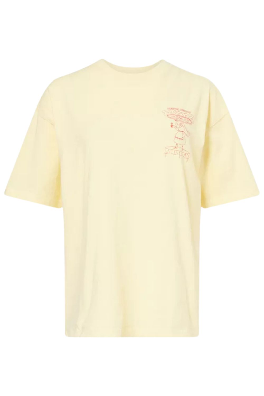 Damson Madder Pizza Party Boyfriend Round-Neck Cotton-Jersey T-Shirt