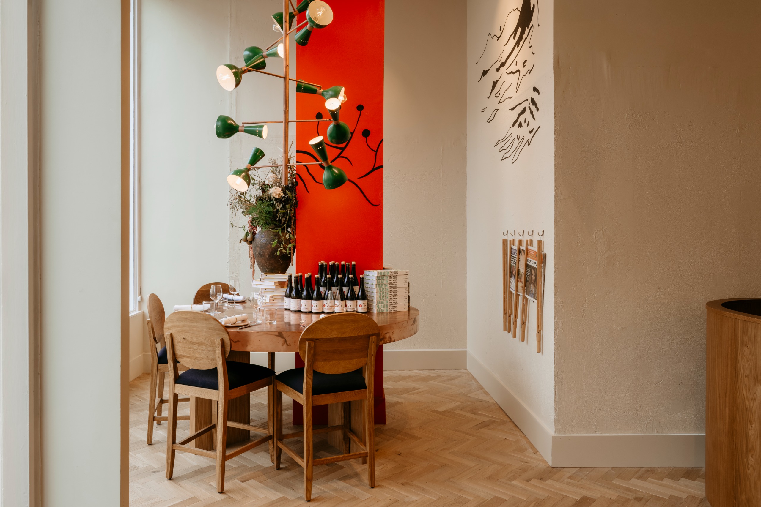 Vibrant interiors of the new Ottolenghi Edinburgh restaurant