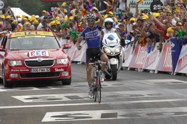 Sylvain Chavanel (Quick Step) takes his third ever Tour stage victory