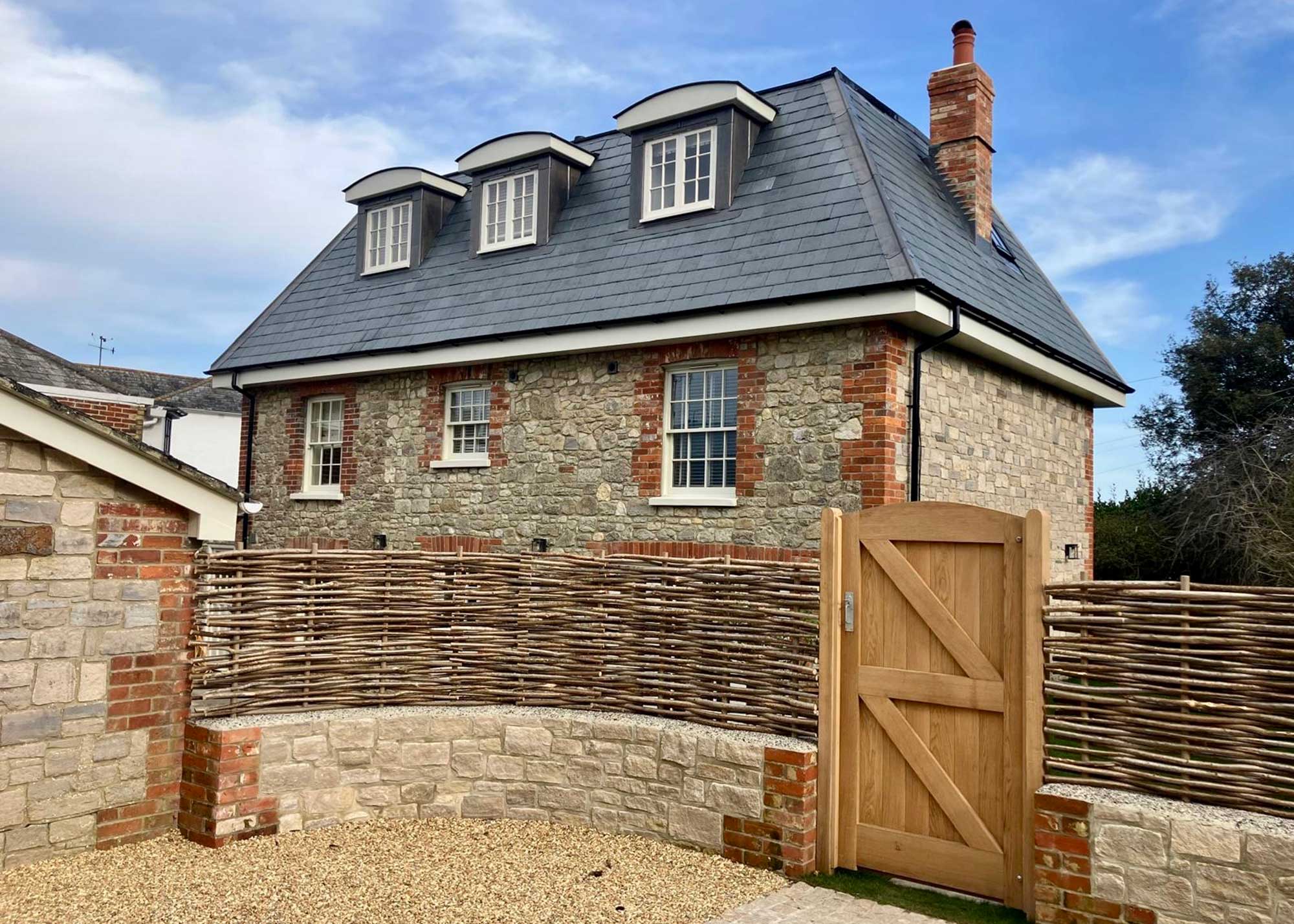 modular loft conversion on stone Georgian house
