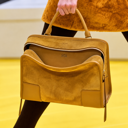 Image of suede bag