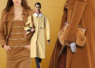 Camel color on the runways