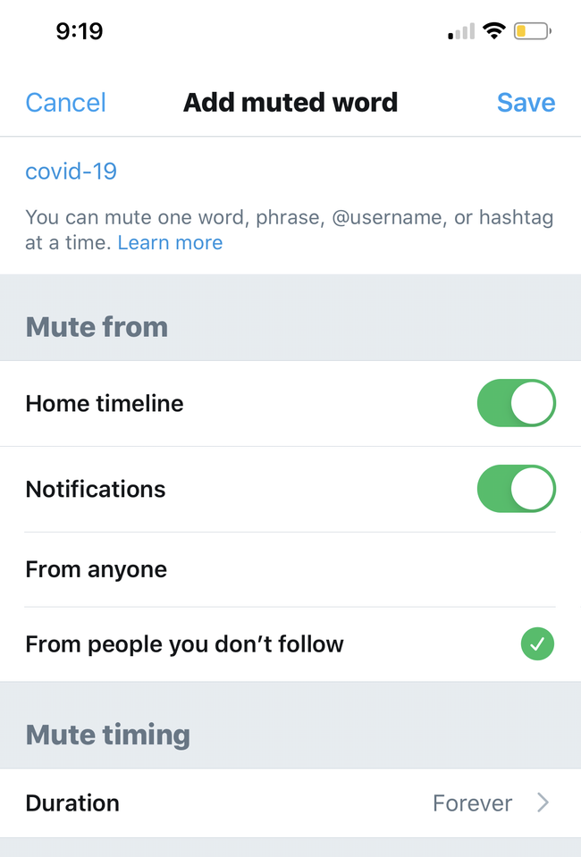 How to mute words on Twitter, including coronavirus content Tom's Guide