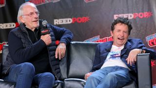Michael J. Fox and Christopher Lloyd at New York Comic-Con