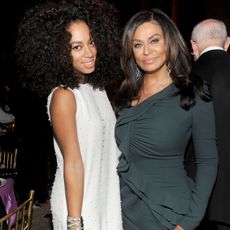 Tina Knowles and Solange Knowles