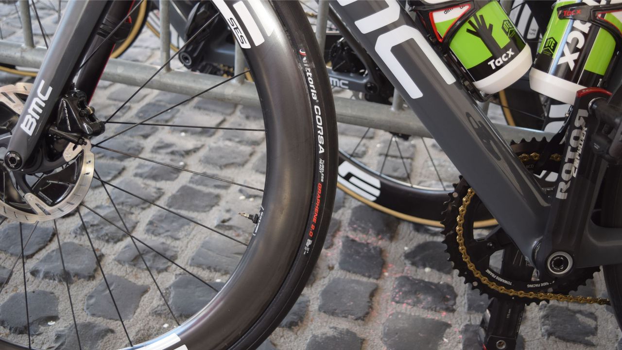 Edvald Boasson Hagen was another rider using Vittoria's new tubeless tyres