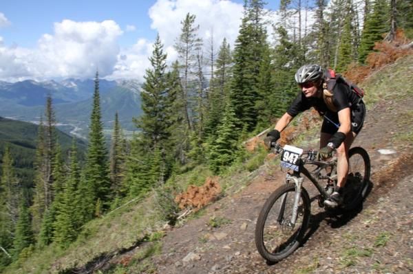 Christine Misseghers shows some local knowledge on the descent of Porky Blue.