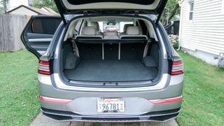 Trunk space in the 2025 Genesis GV80 3.5T AWD Prestige.