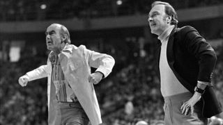 Jack McKinney and Jack Ramsey coaching in the NBA in Portland