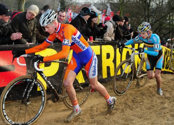 Mathieu Van Der Poel (Netherlands) on the highest point of the course