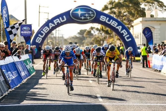 Joe Cooper (Avanti) grabs the stage win to move into the overall race lead on his return from injury