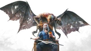 Official key art for The Witcher 3's Blood and Wine expansion.