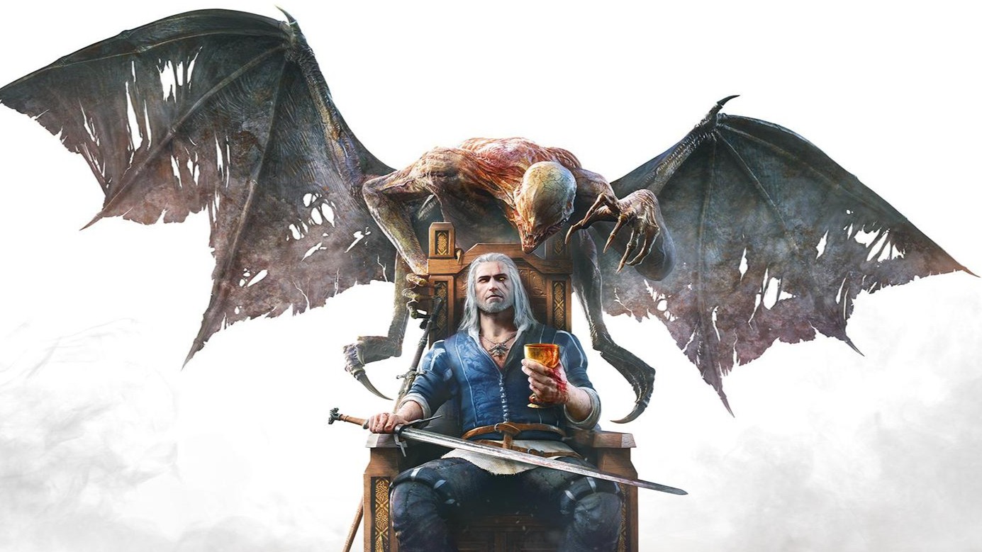 Official key art for The Witcher 3's Blood and Wine expansion.