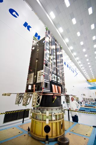 A GPS 3 Non-Flight Satellite Testbed – a full-size, flight-equivalent prototype of a GPS 3 satellite – is being used to identify and solve development issues prior to integration and test of the first spacecraft.