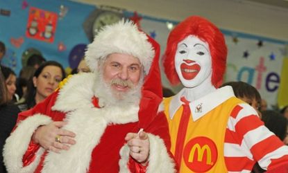 Company-operated McDonald's restaurants that remained open last Christmas day averaged around $5,500 in sales.