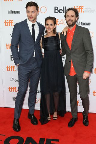Nicholas Hoult, Kristen Stewart and Drake Doremus At Toronto Film Festival 2015