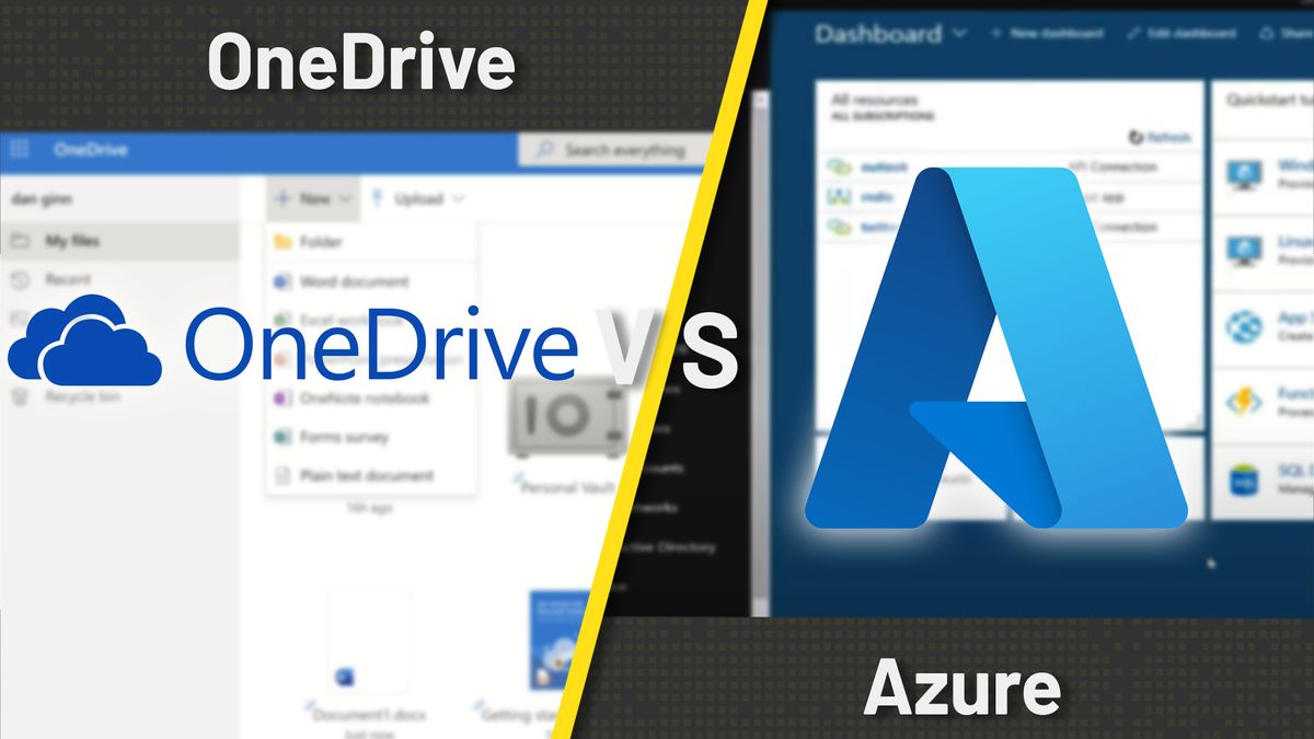 Microsoft cloud storage compared