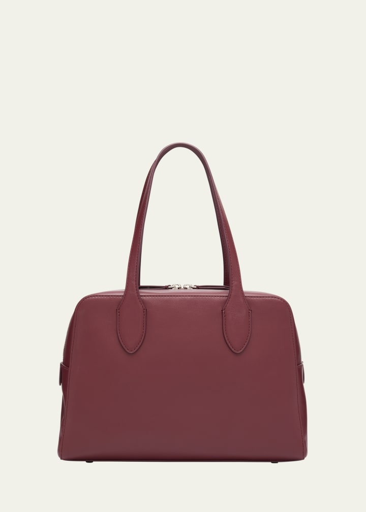 The Avenue Leather Top-Handle Bag