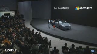 Image of Microsoft partnering with the Sony Honda Mobility