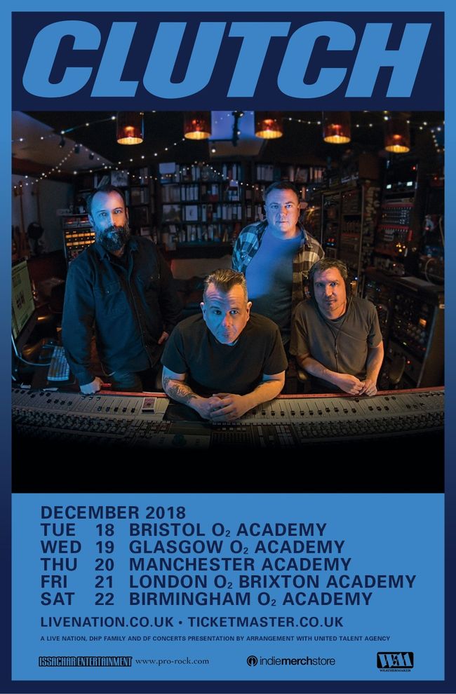clutch uk tour support