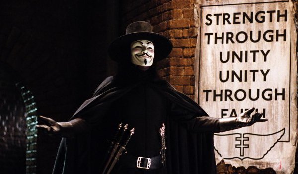 V For Vendetta V&#039;s alleyway speech