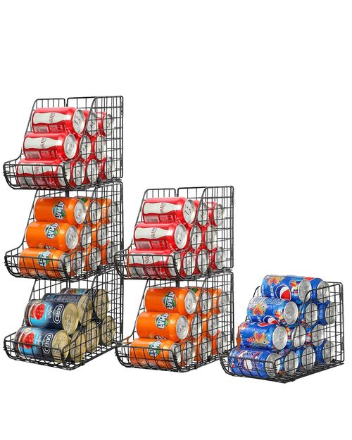 Stackable Can Organizer for Pantry,  3 pack