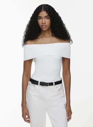 Aritzia, Contour Sleeveless Off-Shoulder Hip Top