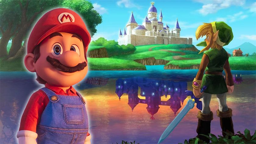 Mario and Link from Zelda