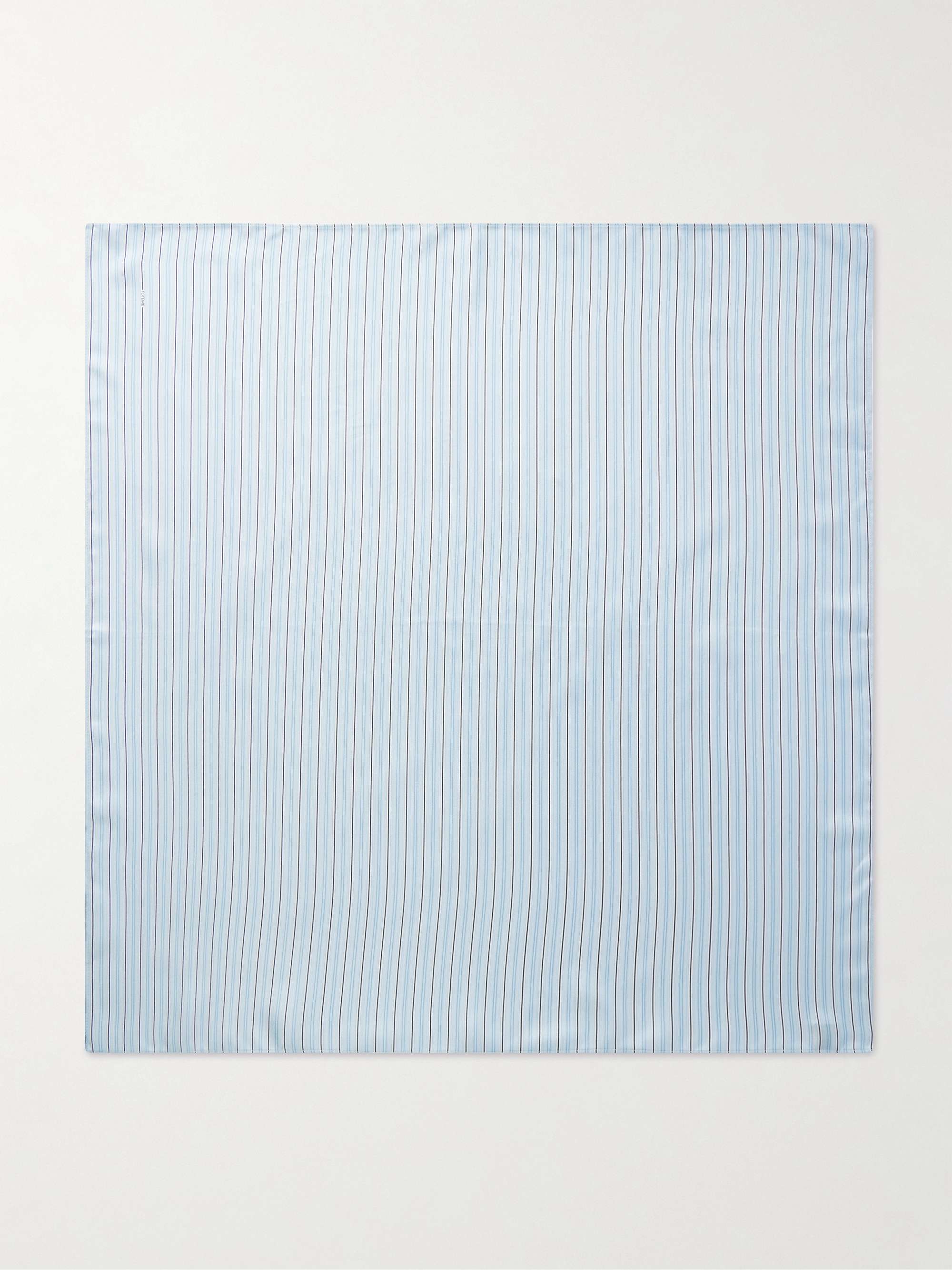Signature Striped Silk-Twill Scarf