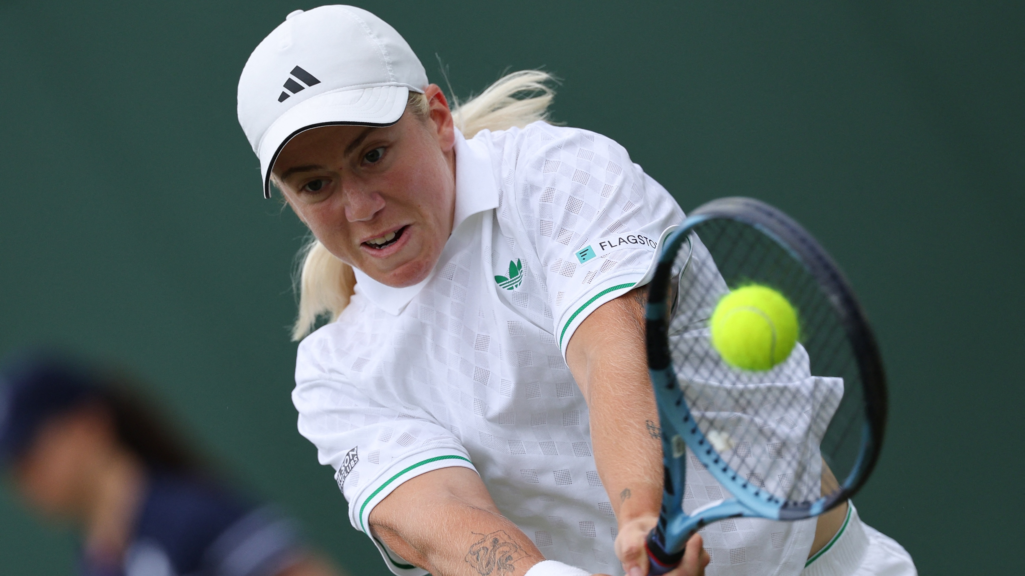 Sonay Kartal playing at Wimbledon