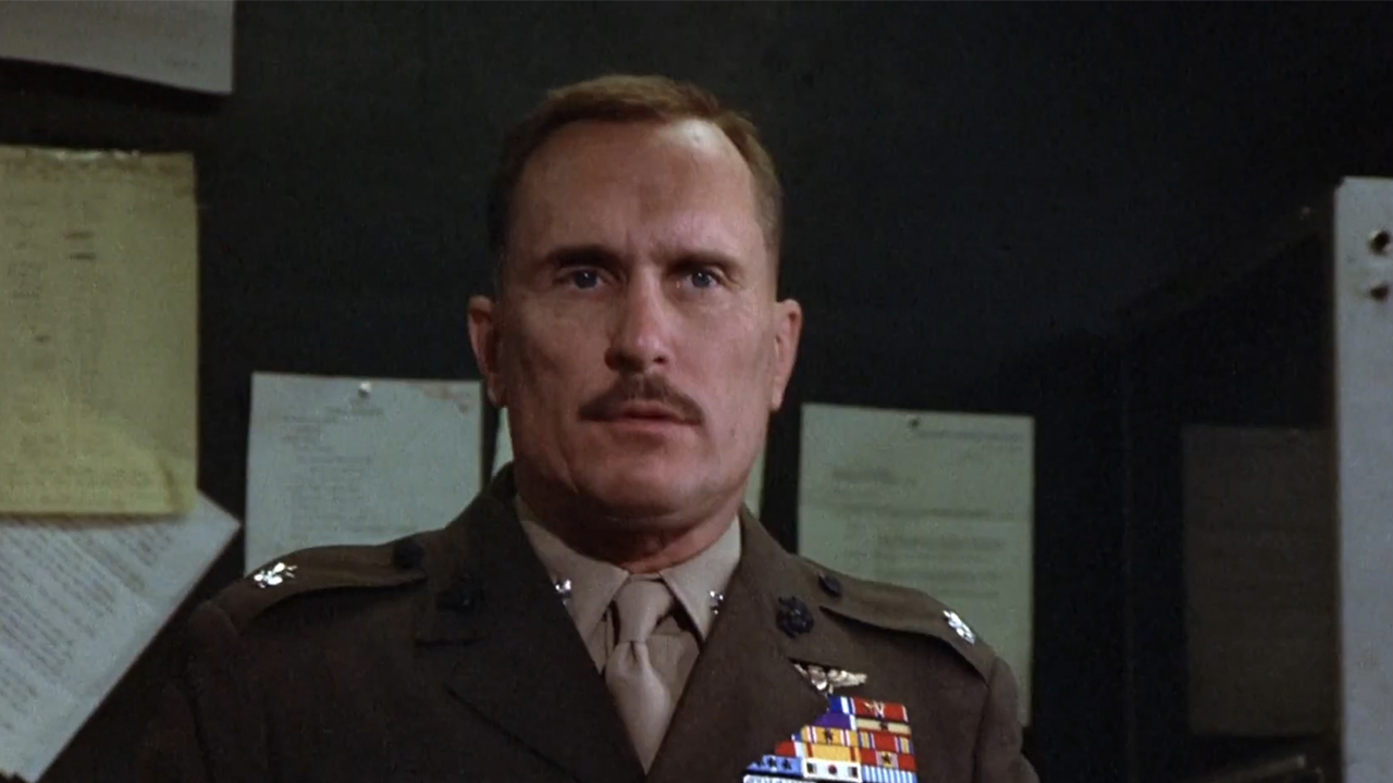Robert Duvall in uniform in The Great Santini