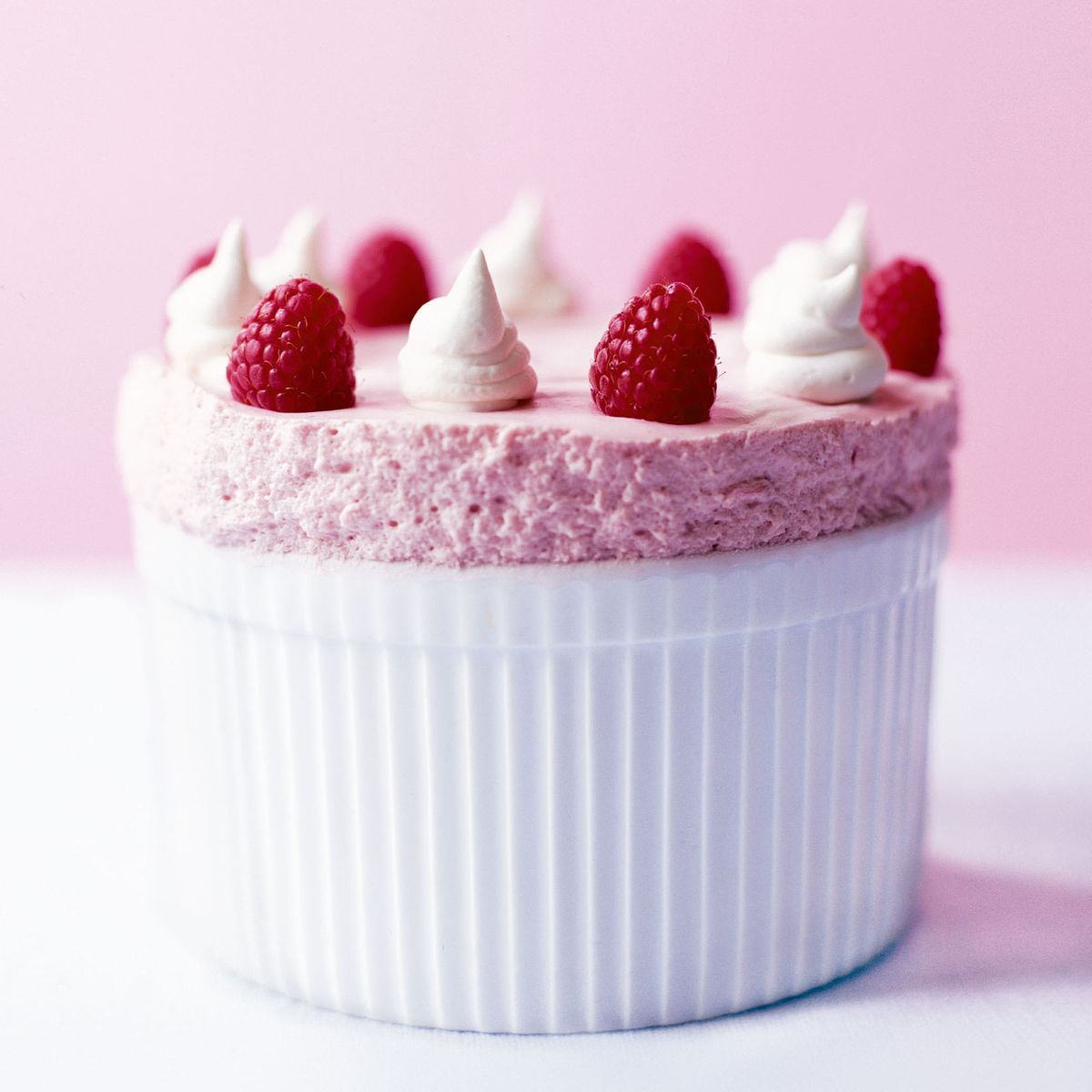 Chilled Raspberry Souffle Dessert Recipes Woman & Home