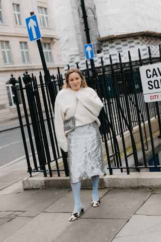 London Fashion Week Street Style: Animal print