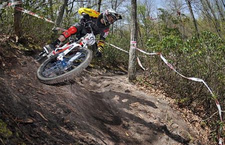 Logan Mulally racing at the Massanutten Yee Ha!