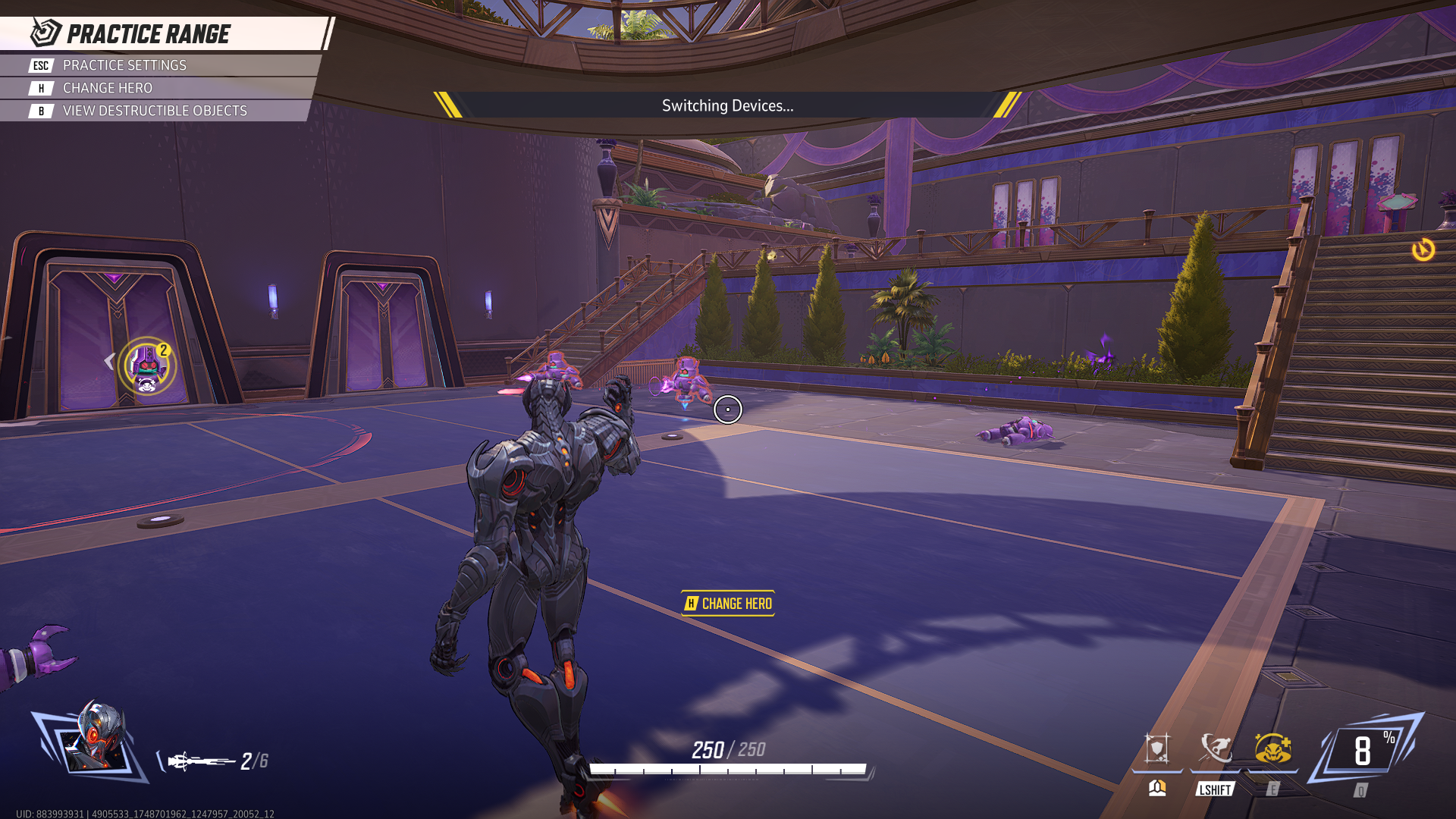 Ultron at the Practice Range