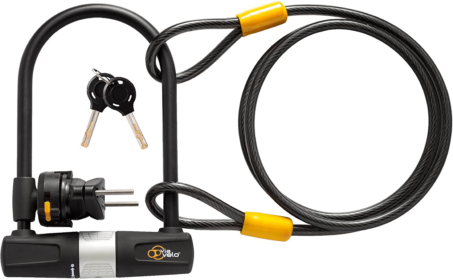 The Via Velo U Bike Lock will help secure your student's bike better.