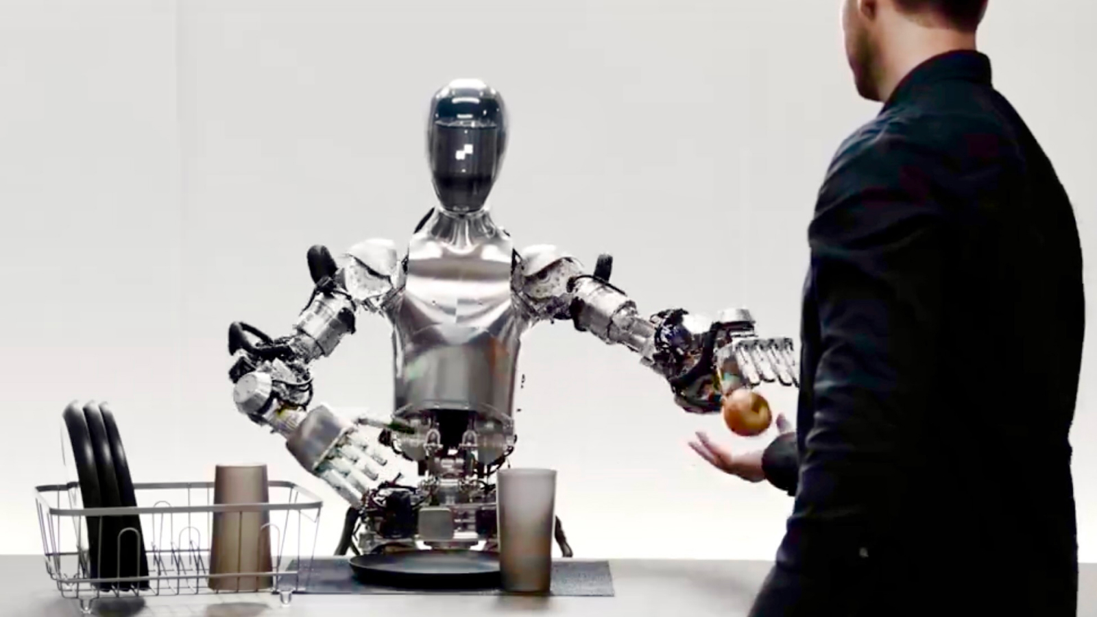 AI-powered humanoid robot can serve you food, stack the dishes — and have a conversation with you thumbnail
