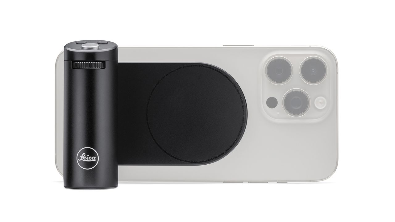 Leica Lux Grip on a white background