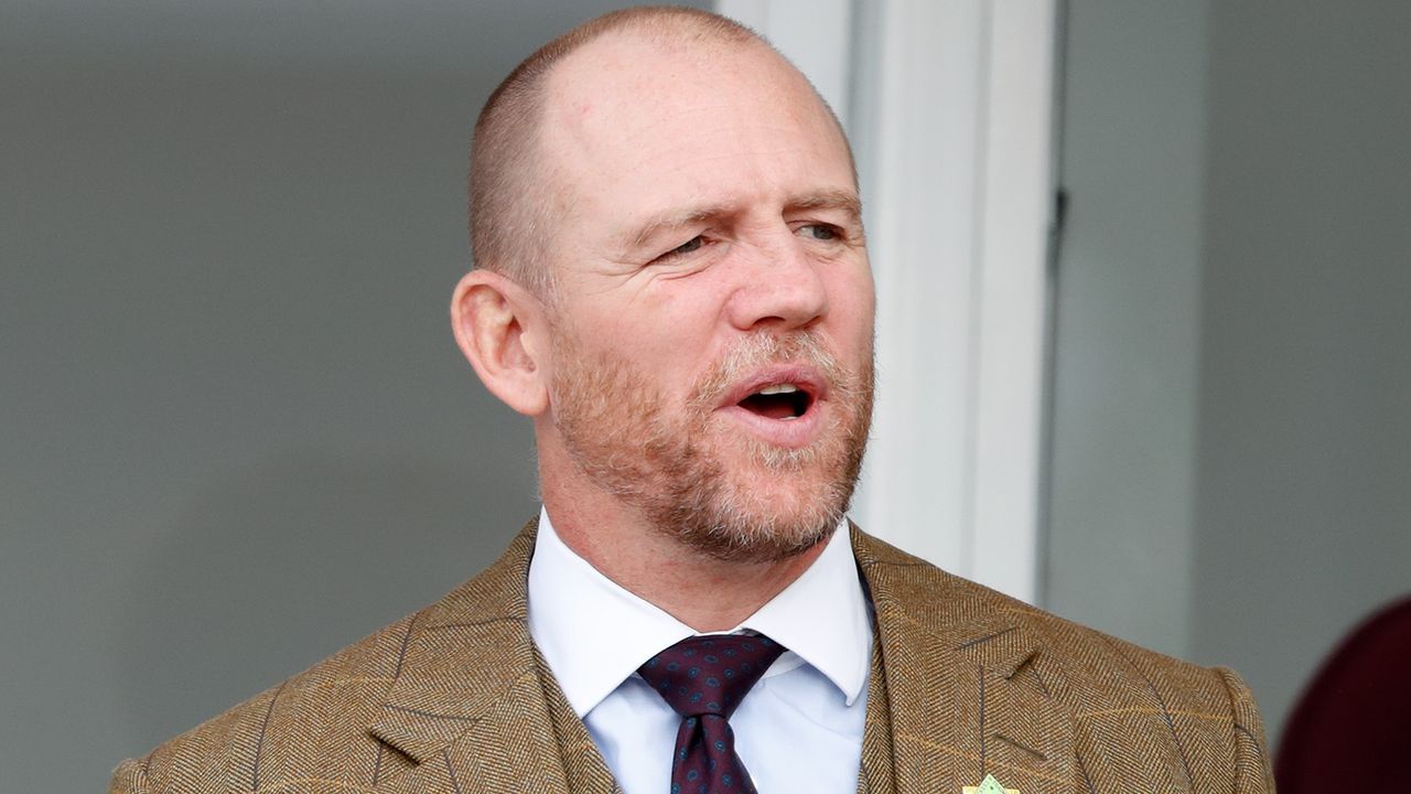 Mike Tindall’s I’m A Celebrity stint gains royal reaction, seen here attending day 1 &#039;Champion Day&#039; of the Cheltenham Festival