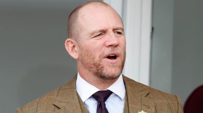 Mike Tindall’s I’m A Celebrity stint gains royal reaction, seen here attending day 1 'Champion Day' of the Cheltenham Festival