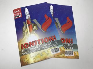 Cover art for the first edition of United Launch Alliance's new comic book, 