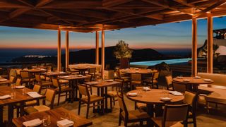 The restaurant offers Japanese cuisine and great views