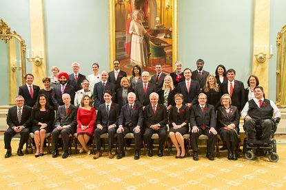 Justin Trudeau and his Cabinet.