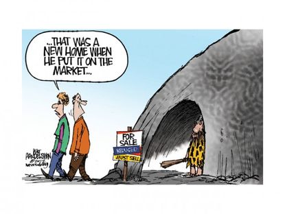 Housing market caves